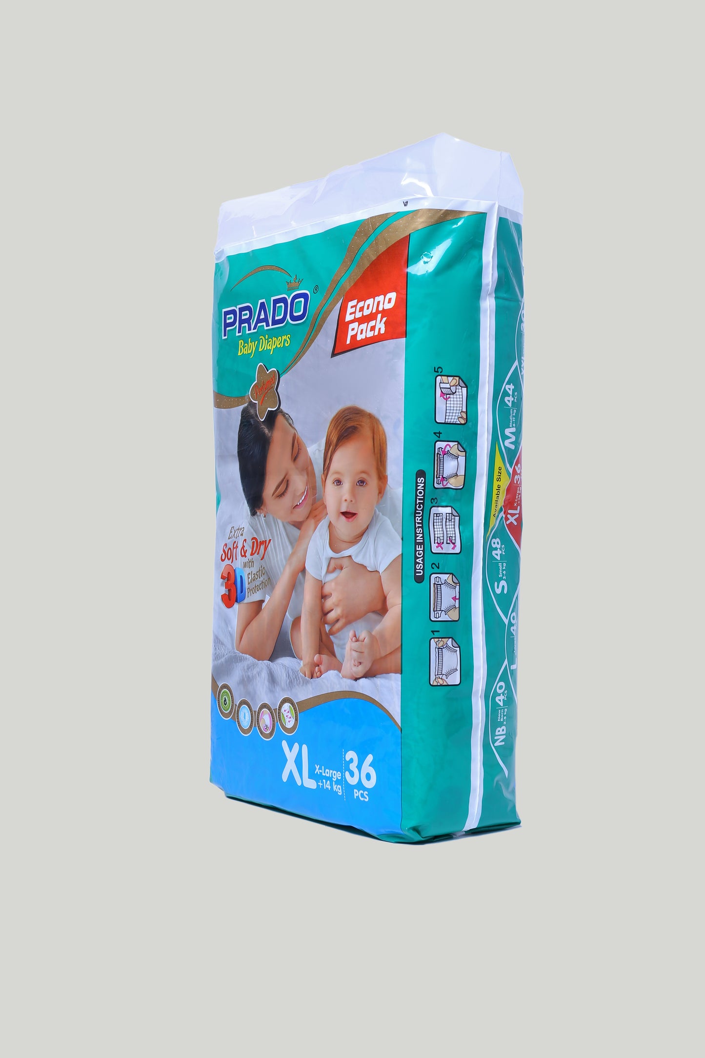 1+1 Prado Economy Pack bundle #1 + Get 2 Wipes Free