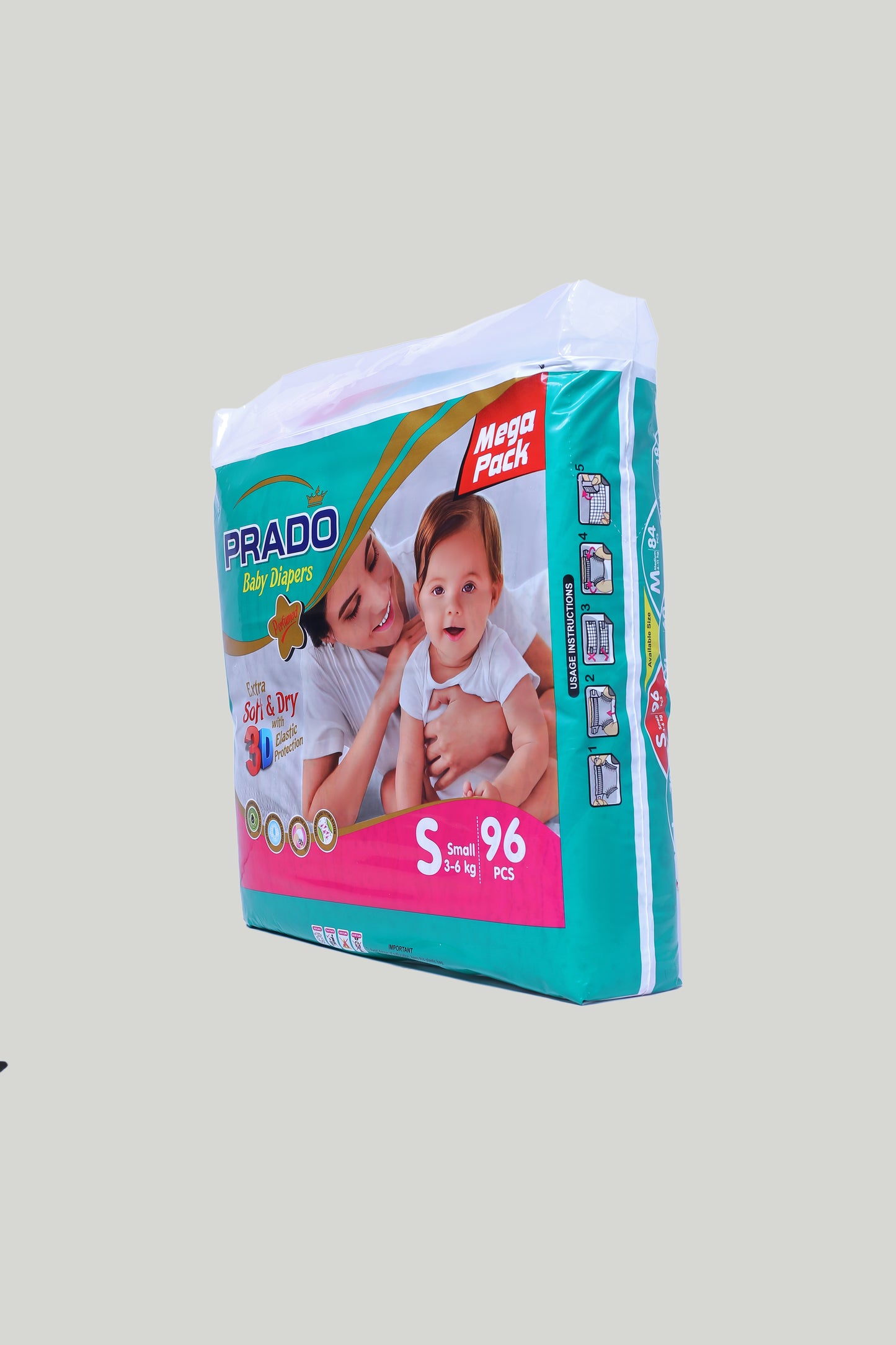 Prado 1+1 Mega Pack Bundle #3 Get 3 Paket of Wipes Free