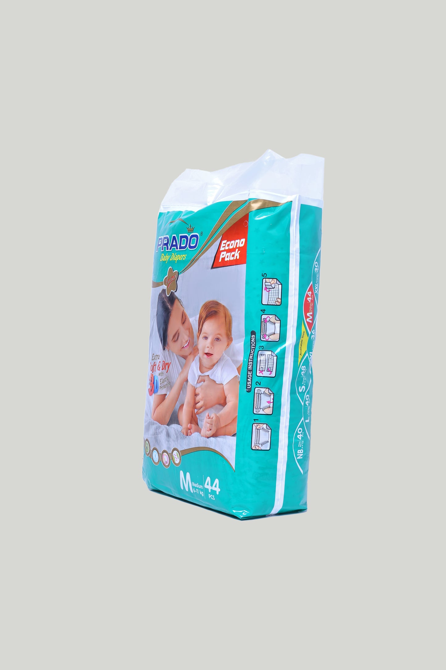 1+1 Prado Economy Pack bundle #1 + Get 2 Wipes Free