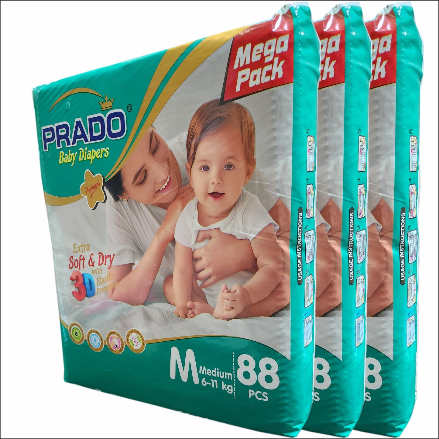 Prado Mega pack Medium 88 Pcs