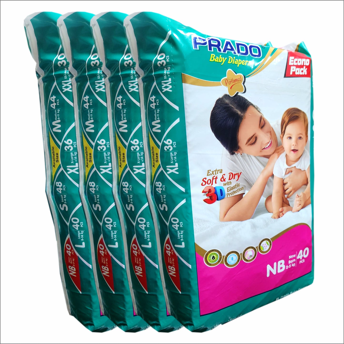 1+1 Prado Economy Pack bundle #1 + Get 2 Wipes Free